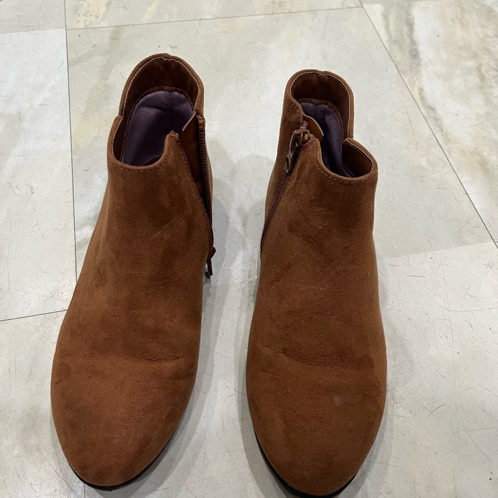 Cat & Jack Brown Girls Ankle Boots